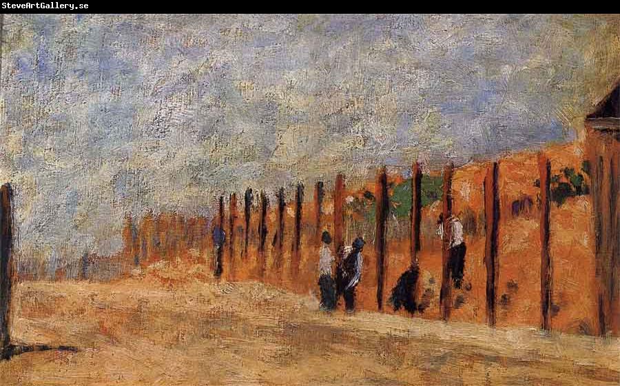Georges Seurat Piling Farmer